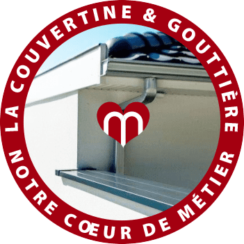 Logo rond, La couverture & gouttière, Notre cœur de métier